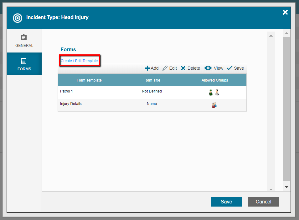 Duplicating form template