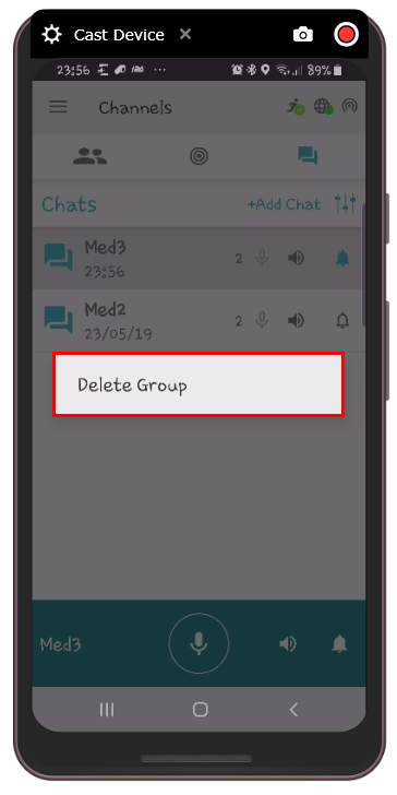 DeletegroupAndroid
